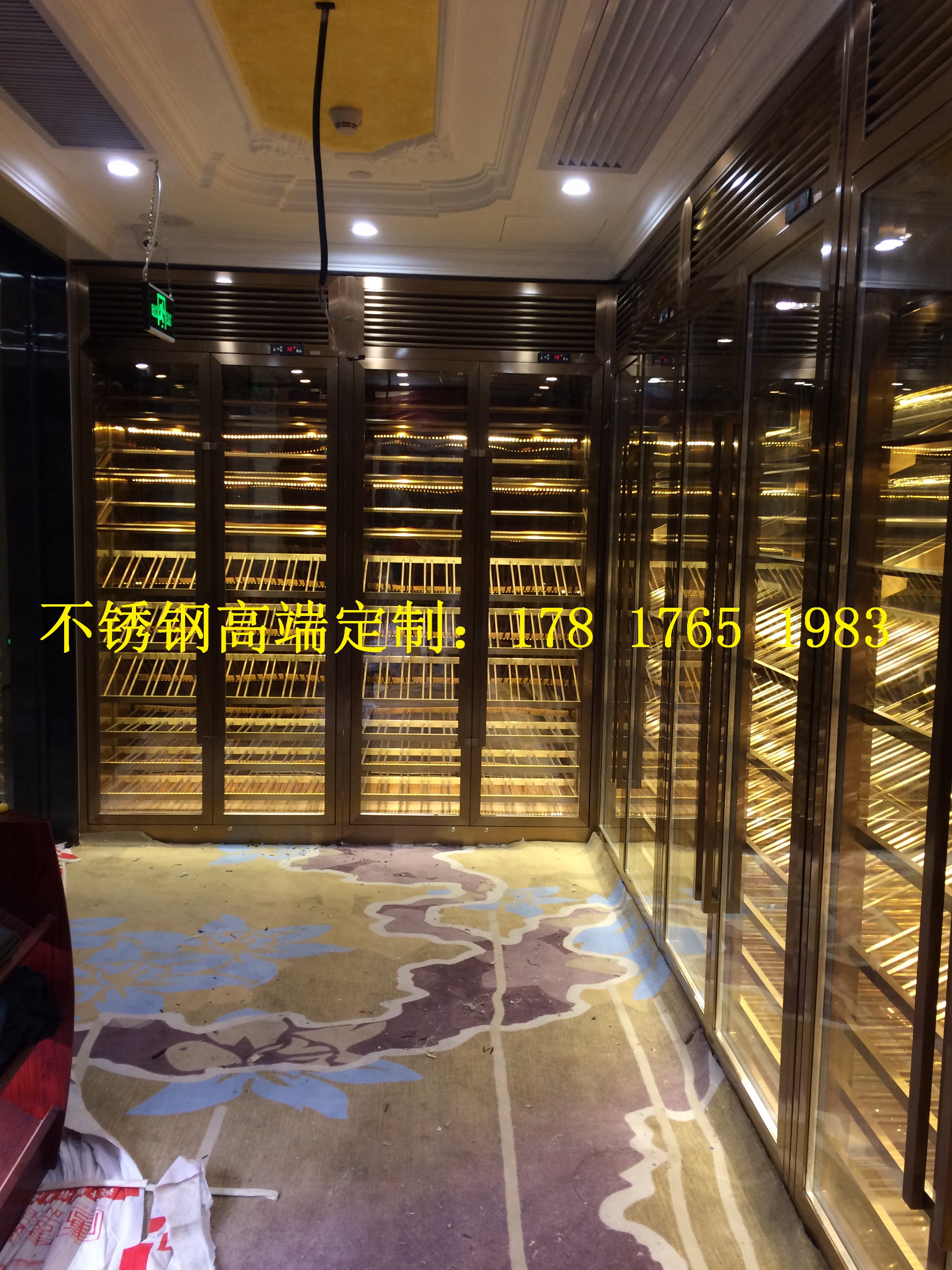 不銹鋼恒溫酒柜圖片/不銹鋼恒溫酒柜樣板圖 (1)