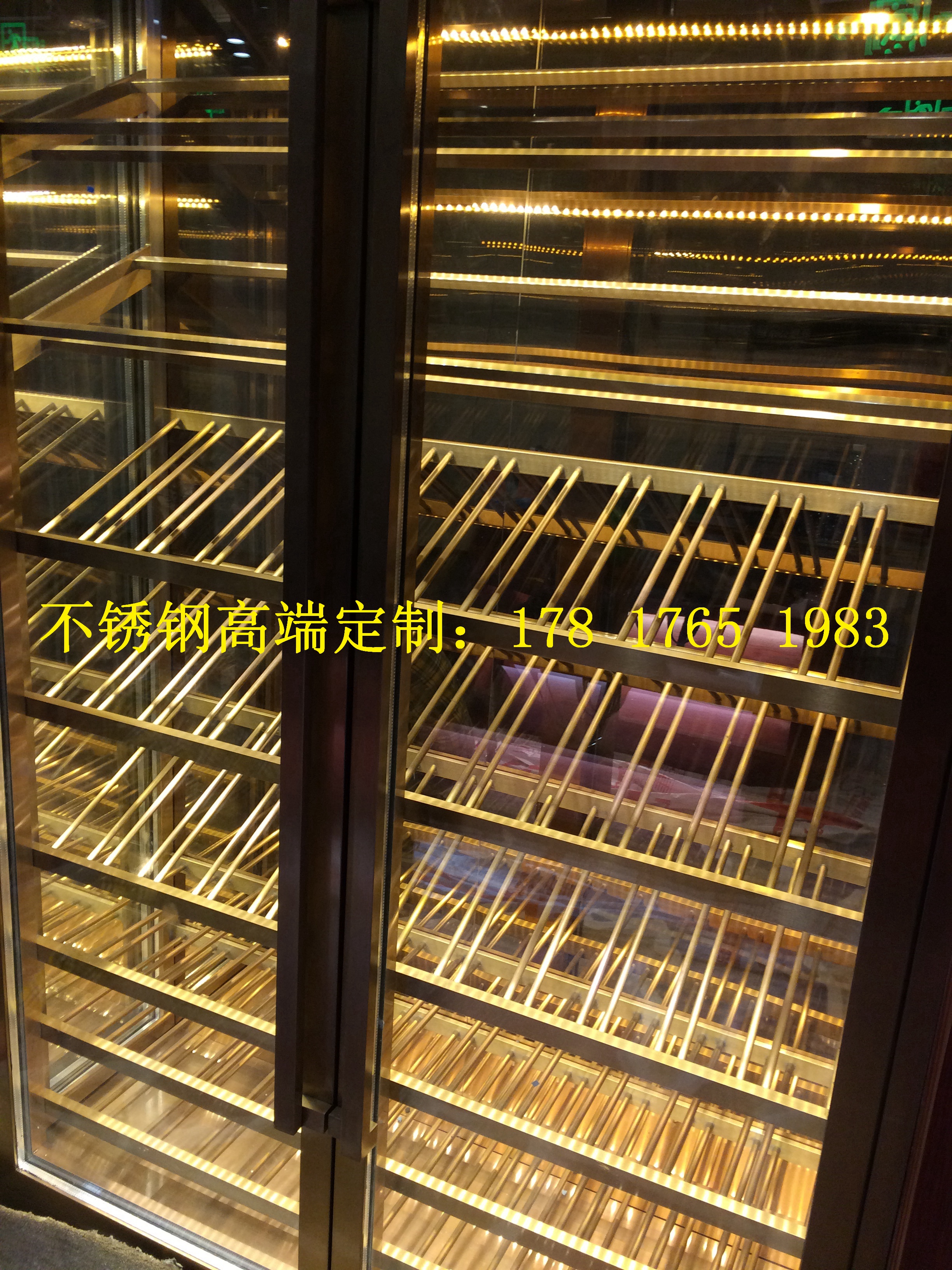 不銹鋼恒溫酒柜圖片/不銹鋼恒溫酒柜樣板圖 (4)