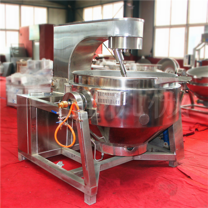 電磁行星攪拌炒鍋 不銹鋼炒鍋圖片