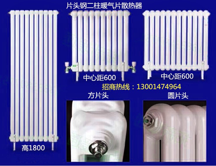 5025片头钢二柱暖气片厂家图片