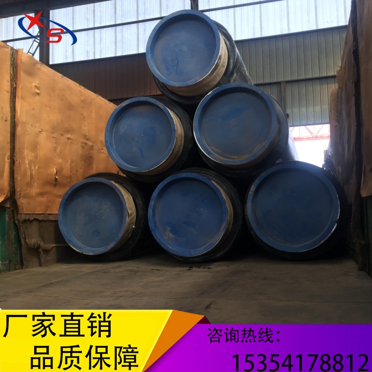 鋼套鋼直埋復(fù)合型保溫管道式加圖片