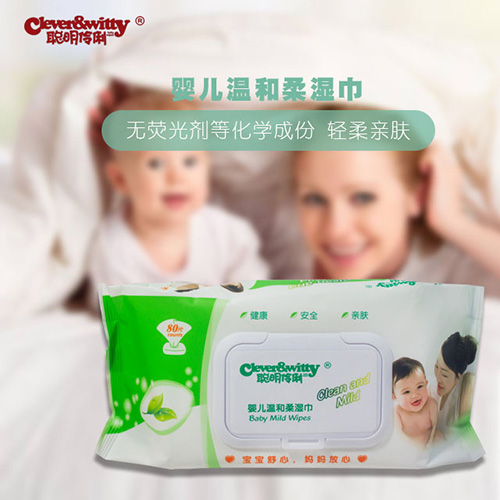 聰明伶俐溫和柔濕巾圖片