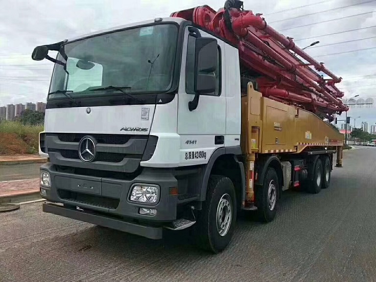 混凝土泵車圖片/混凝土泵車樣板圖 (1)