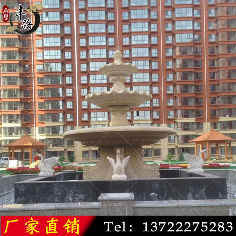 石雕歐式噴泉圖片/石雕歐式噴泉樣板圖 (4)