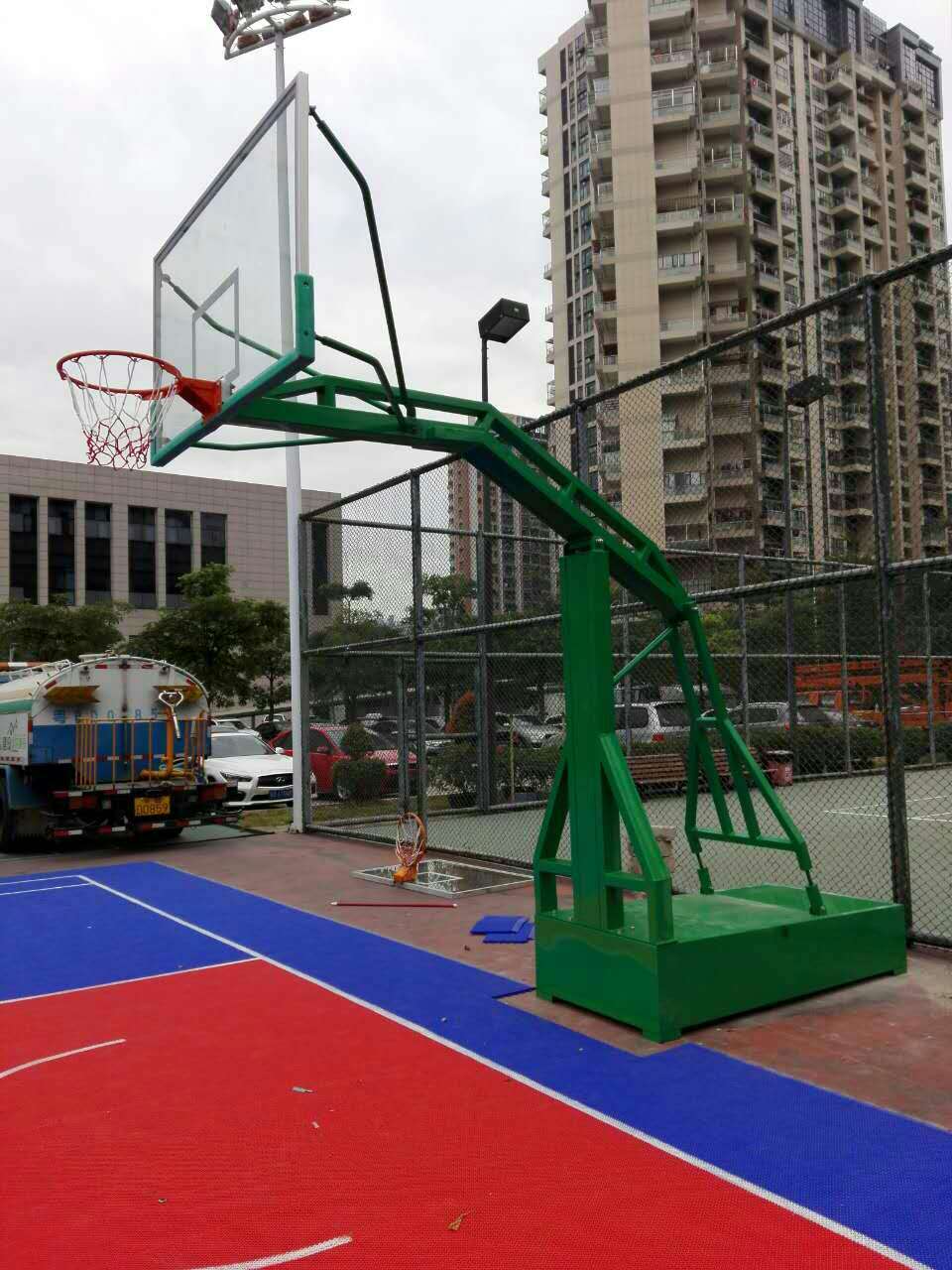 仿液壓籃球架圖片/仿液壓籃球架樣板圖 (3)