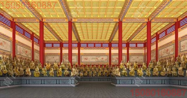 寺廟吊頂圖片/寺廟吊頂樣板圖 (3)