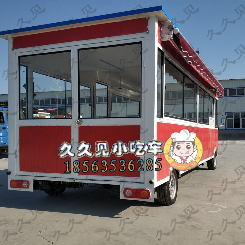 流动餐车小吃车 美食车 电动四轮 流动餐车小吃车 美食车