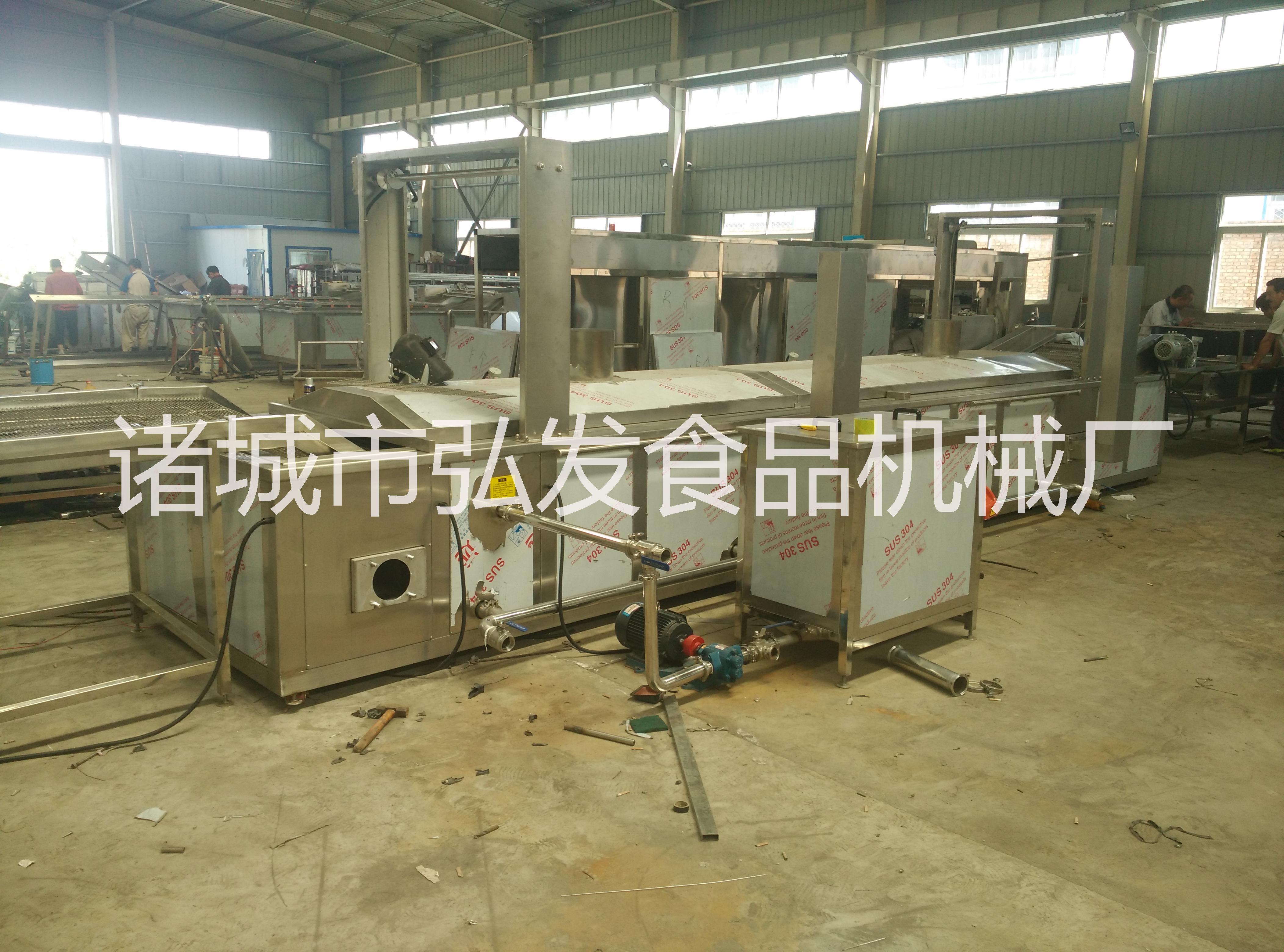 大型油炸流水線 丸子龍蝦油炸流水圖片