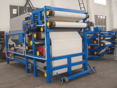 帶式壓濾機(jī)生產(chǎn)圖片/帶式壓濾機(jī)生產(chǎn)樣板圖 (1)