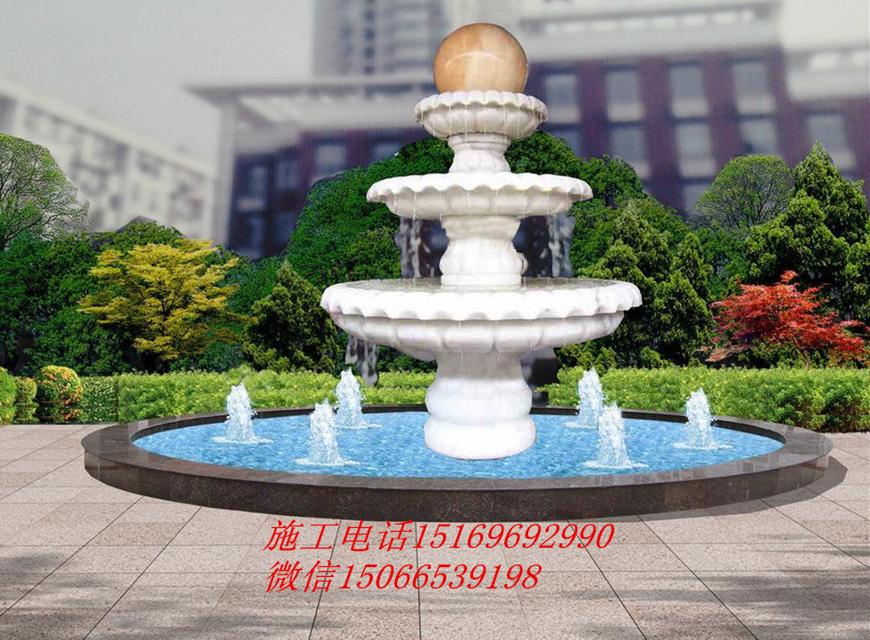 噴泉制作圖片/噴泉制作樣板圖 (1)