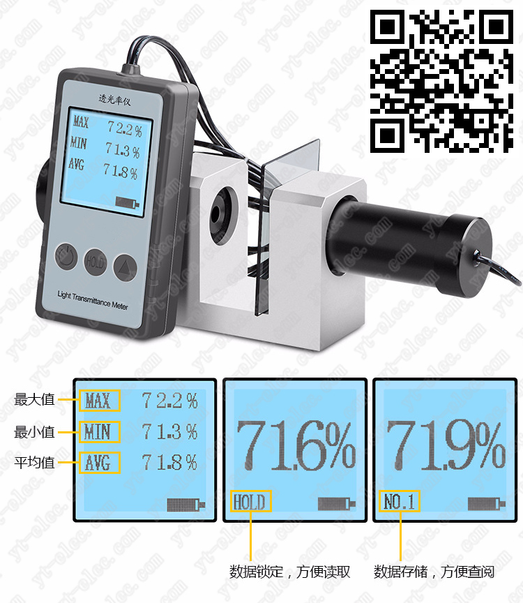 高精度光学透光率仪表 仪器测量测试仪 透光率测试仪图片