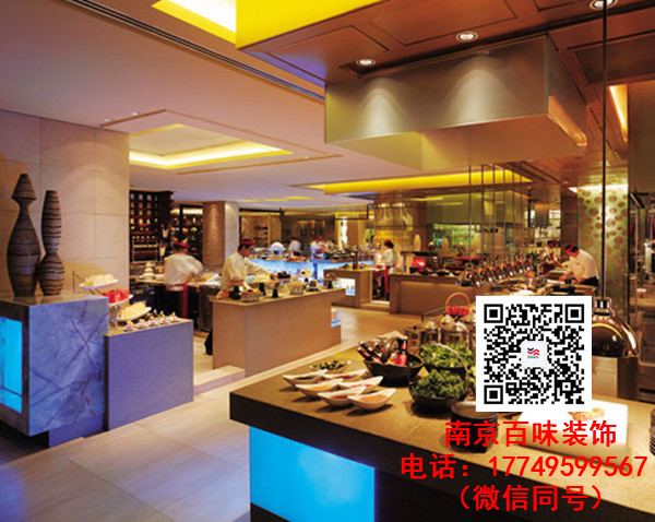 南京自助餐廳裝潢設(shè)計多少錢圖片