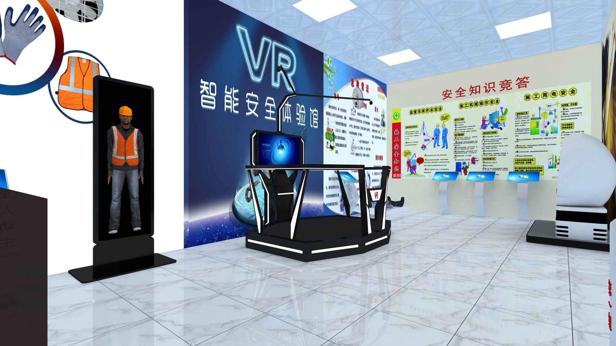 建筑工地,工程安全施工行為VR圖片/建筑工地,工程安全施工行為VR樣板圖 (1)