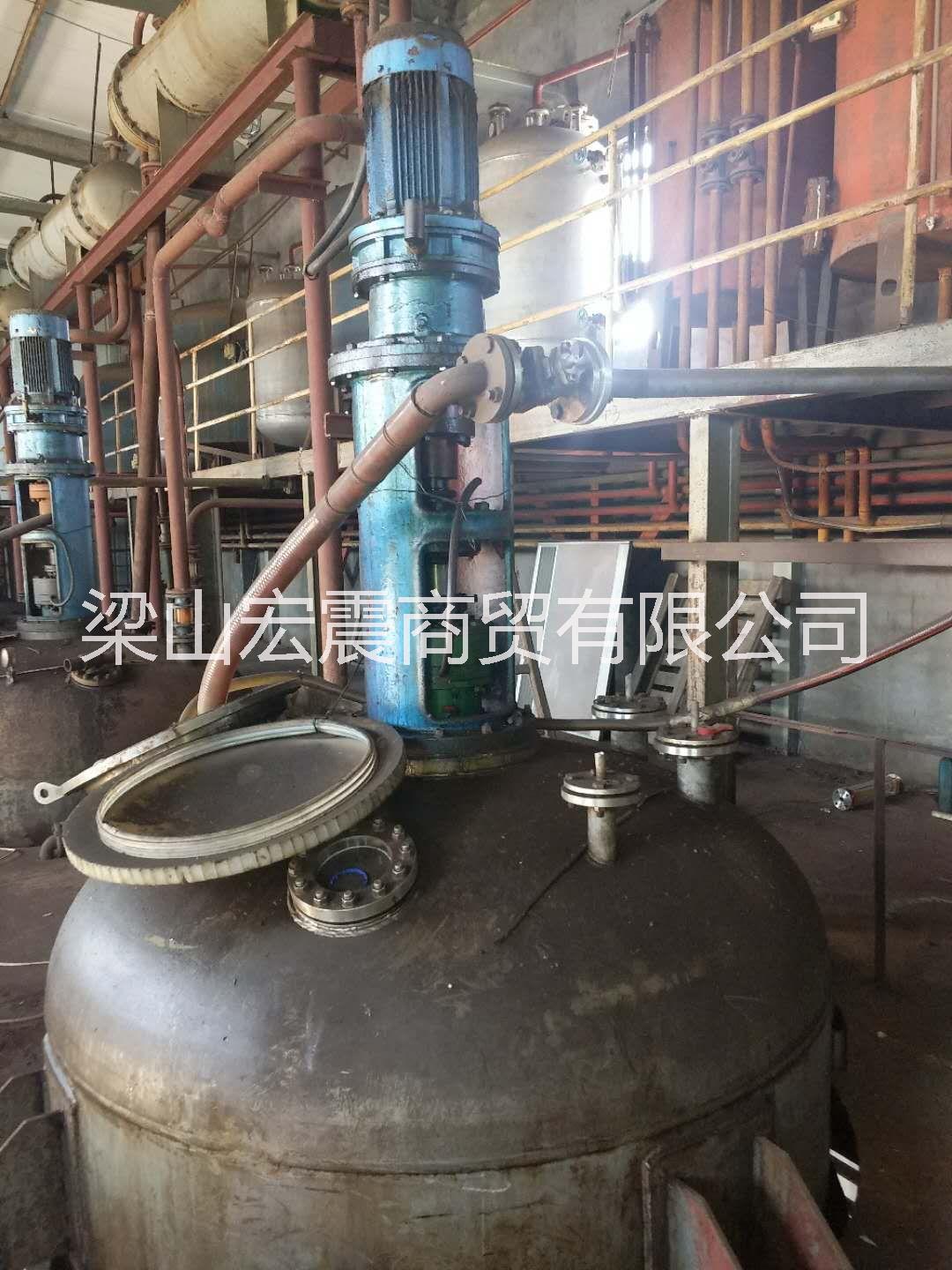 急售9成新不銹鋼反應(yīng)釜 2噸  3噸搪瓷反應(yīng)釜