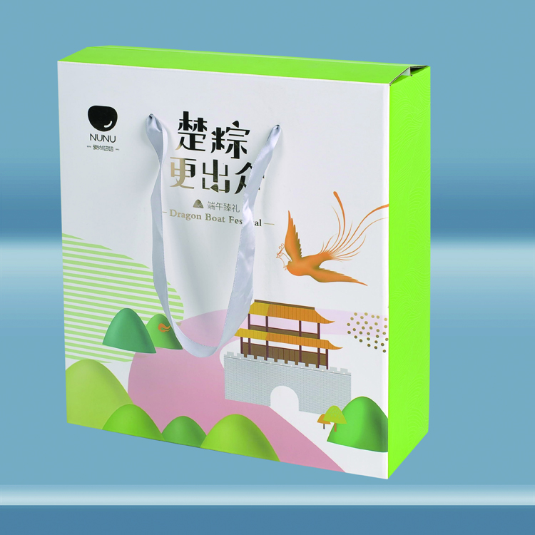 盱眙福圓手提瓦楞盒定做粽子禮品包裝盒生產(chǎn)
