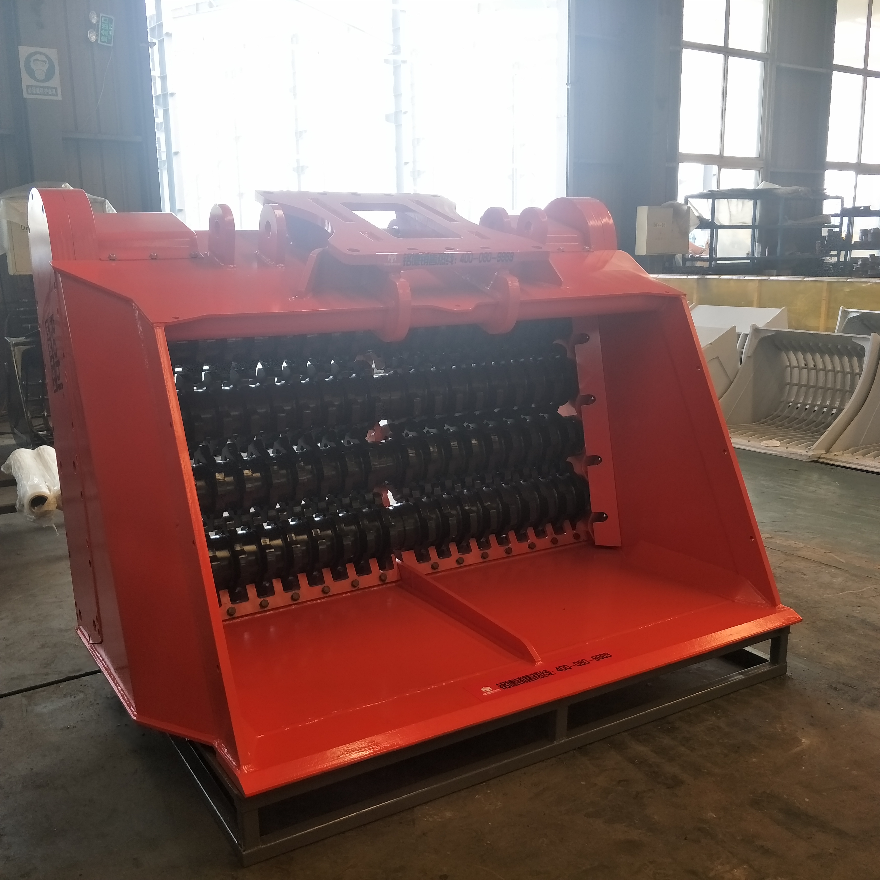 煤炭破碎鏟斗 煤炭破碎鏟斗龍工裝載機(jī)破碎篩分斗