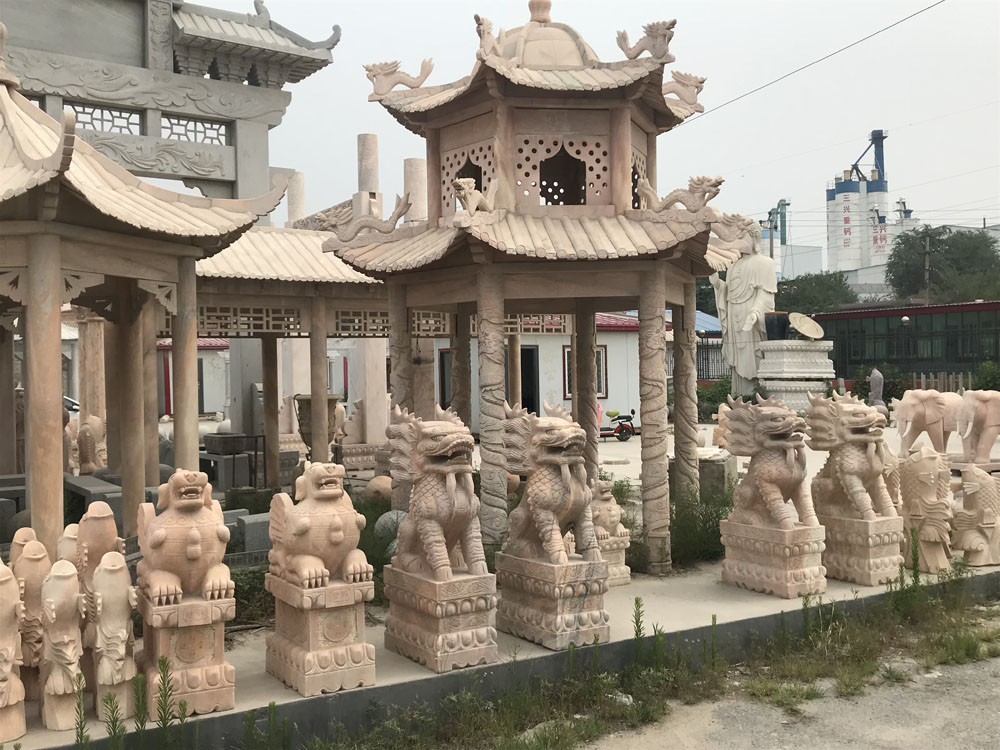 涼亭石雕圖片/涼亭石雕樣板圖 (2)