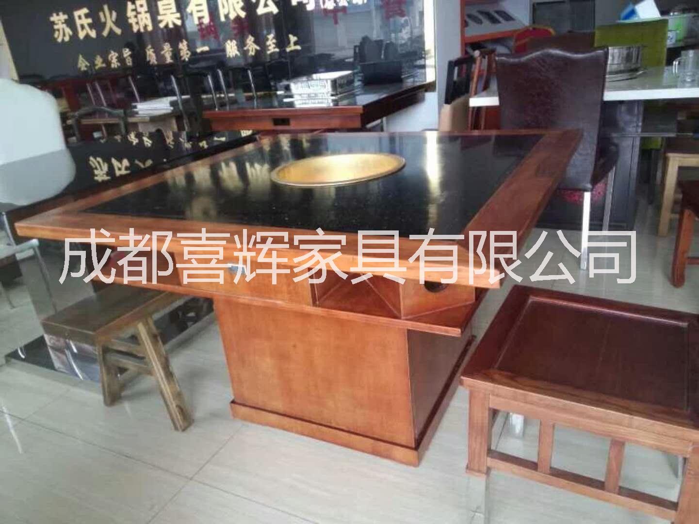 大理石火鍋桌圖片/大理石火鍋桌樣板圖 (1)