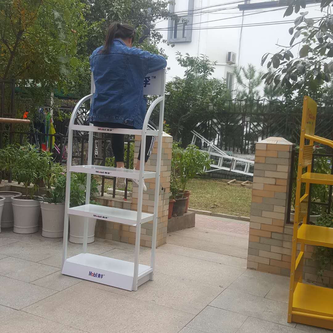 超市貨架 殼牌美孚嘉實多展架 汽車機油展架 潤滑油展架 防凍液展示架 日用品展架