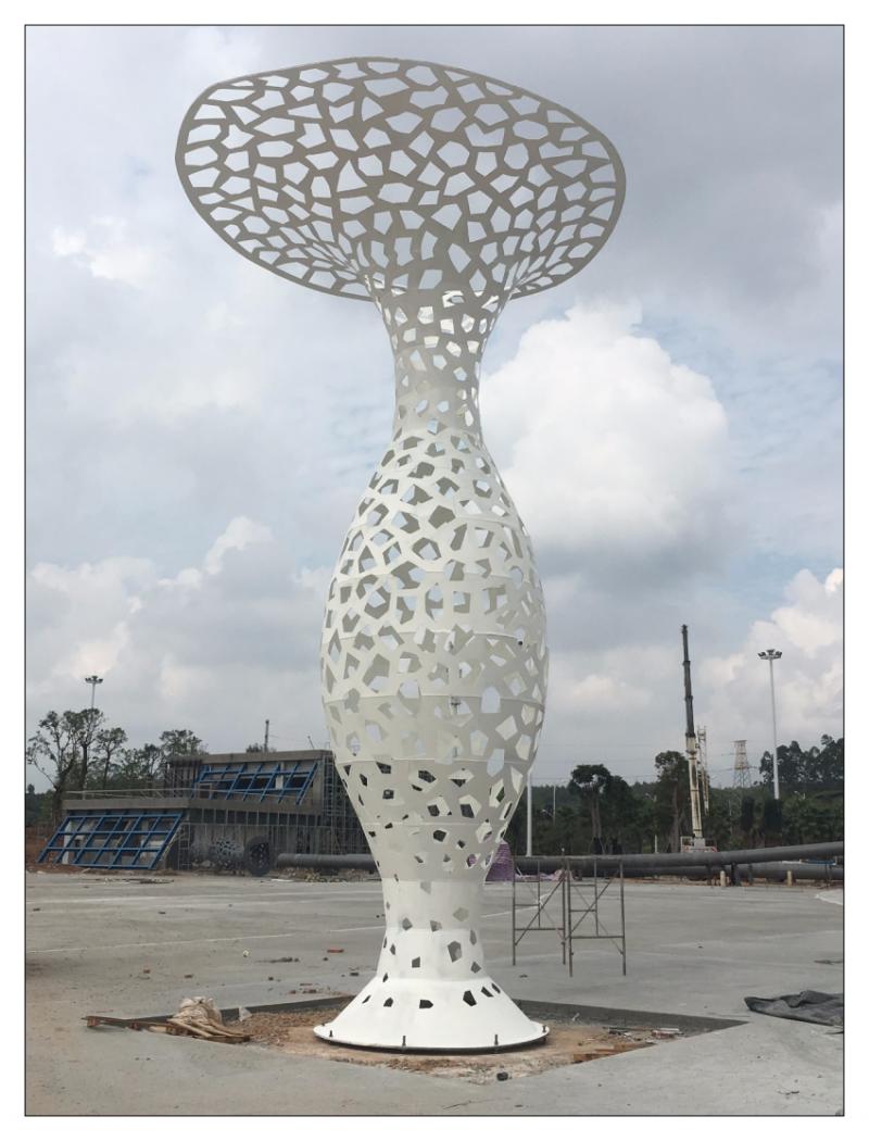 瓶子宣傳雕塑，鏤空瓶子雕塑廠家，不銹鋼鏤空瓶子雕塑生產(chǎn)制作