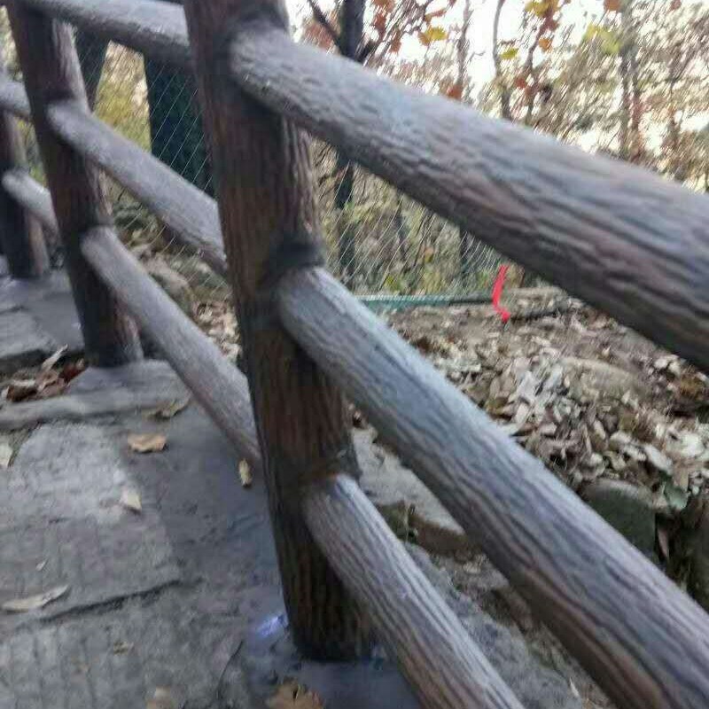 仿樹皮護(hù)欄圖片/仿樹皮護(hù)欄樣板圖 (1)