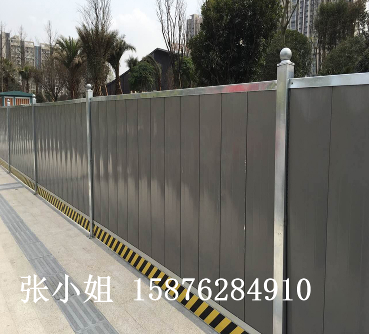 江門開平市政施工圍擋彩鋼平面扣板圍擋工地施工隔離圍蔽擋板牢固抗風(fēng)