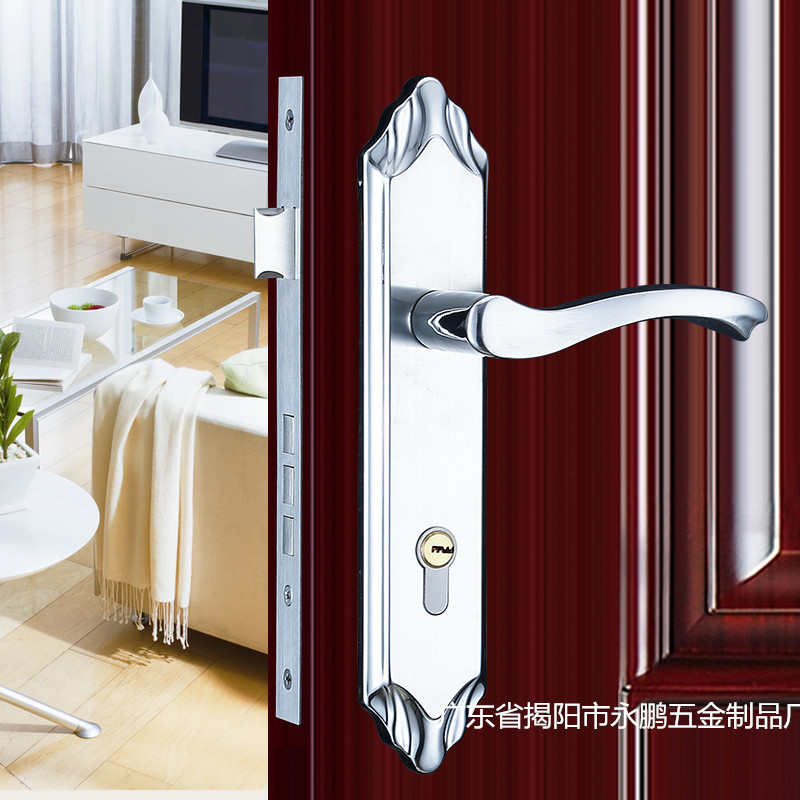 304不銹鋼入戶把手鎖歐式圖片/304不銹鋼入戶把手鎖歐式樣板圖 (1)
