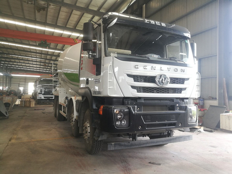 紅巖杰獅20方攪拌車450馬力圖片/紅巖杰獅20方攪拌車450馬力樣板圖 (2)