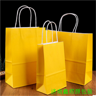 臨沂供應(yīng)環(huán)保購(gòu)物牛皮紙手提袋