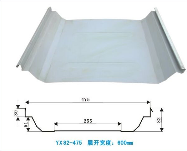 475型360°直立锁边彩钢瓦图片