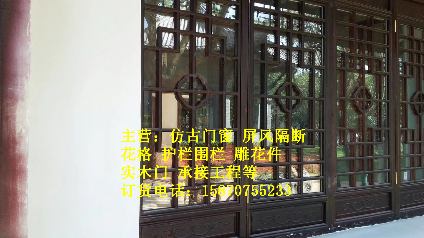 仿古門圖片/仿古門樣板圖 (3)