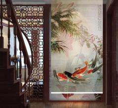 廠家新款屏風(fēng)定制鏤空座屏圖片