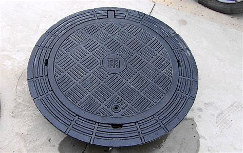 球墨鑄鐵防沉井蓋圖片/球墨鑄鐵防沉井蓋樣板圖 (2)