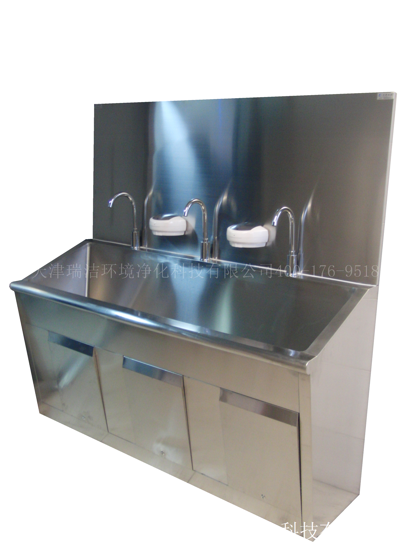 供應(yīng)醫(yī)用感應(yīng)洗手池 醫(yī)用感應(yīng)洗手池  不銹鋼刷手池 RJ-感應(yīng)洗手池  刷手池