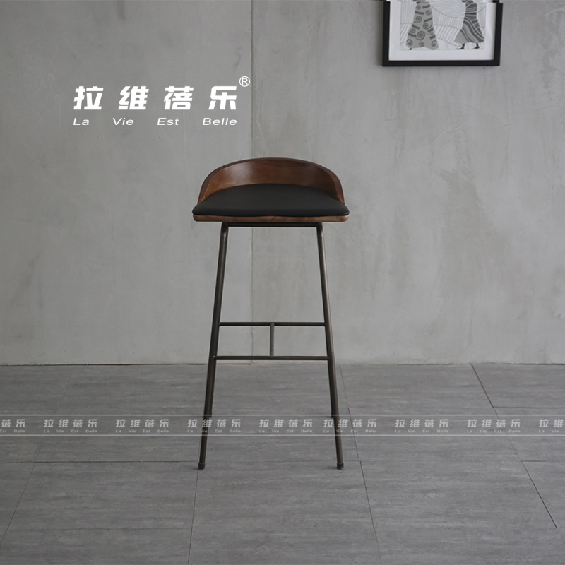 星巴克鐵藝吧椅 咖啡廳高吧椅圖片/星巴克鐵藝吧椅 咖啡廳高吧椅樣板圖 (3)