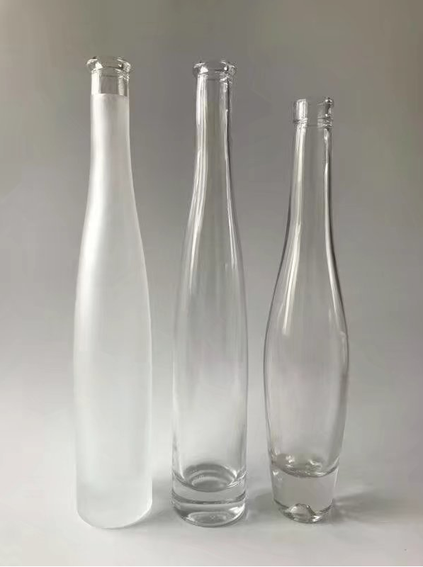 寶石藍玻璃冰酒瓶圖片/寶石藍玻璃冰酒瓶樣板圖 (2)
