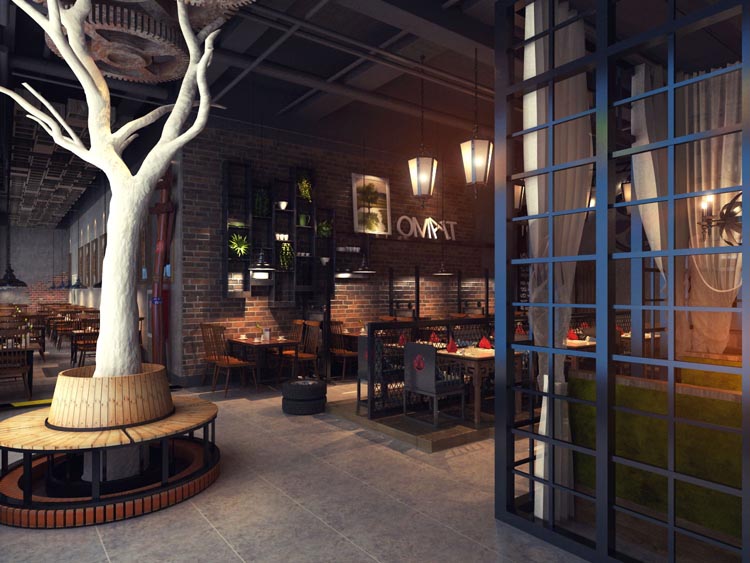 火鍋店裝修圖片/火鍋店裝修樣板圖 (4)