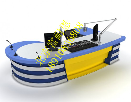 廠家定制音桌播音臺(tái)演播桌演播臺(tái)