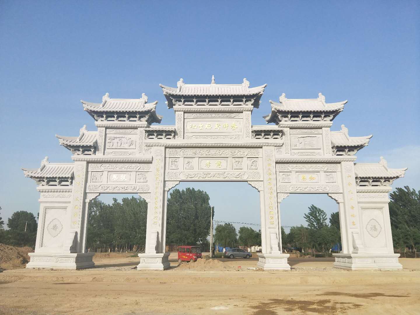 石雕牌樓圖片/石雕牌樓樣板圖 (2)