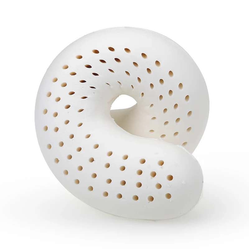 廠家直銷 天然乳膠枕 U型枕 飛機枕 高回彈不變形 含內(nèi)外套可拆洗