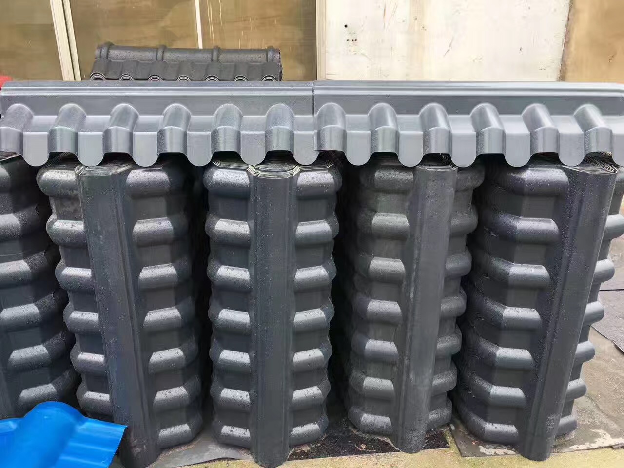 樹(shù)脂瓦圖片/樹(shù)脂瓦樣板圖 (2)