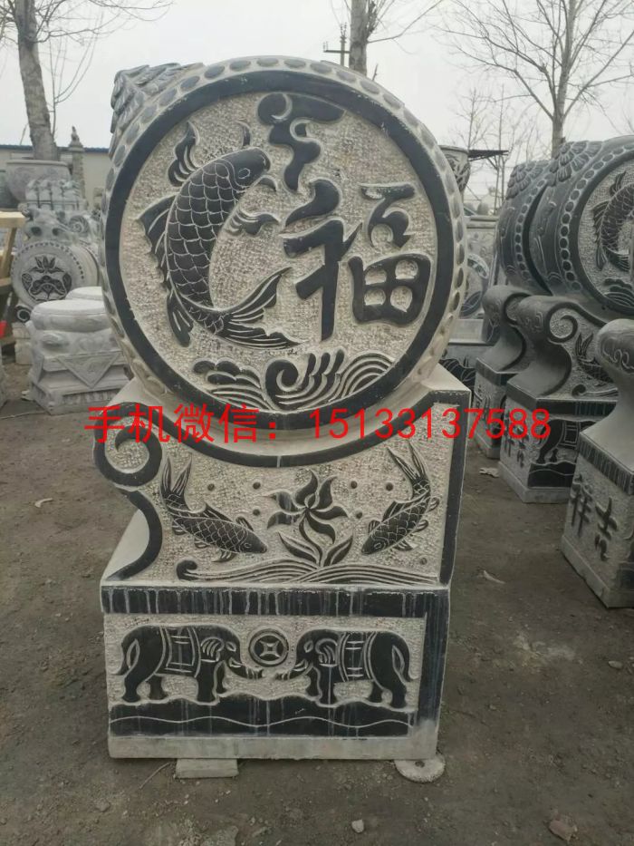 仿古門墩石圖片/仿古門墩石樣板圖 (3)