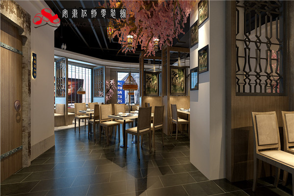 中式餐廳裝修圖片/中式餐廳裝修樣板圖 (3)