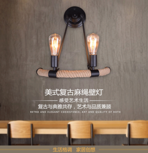 走廊麻繩壁燈圖片/走廊麻繩壁燈樣板圖 (4)