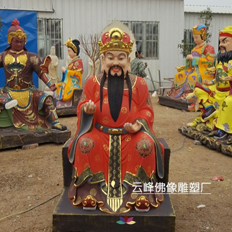 樹(shù)脂五路財(cái)神佛像廠家財(cái)神爺武財(cái)神文財(cái)神來(lái)圖來(lái)樣訂做批發(fā)