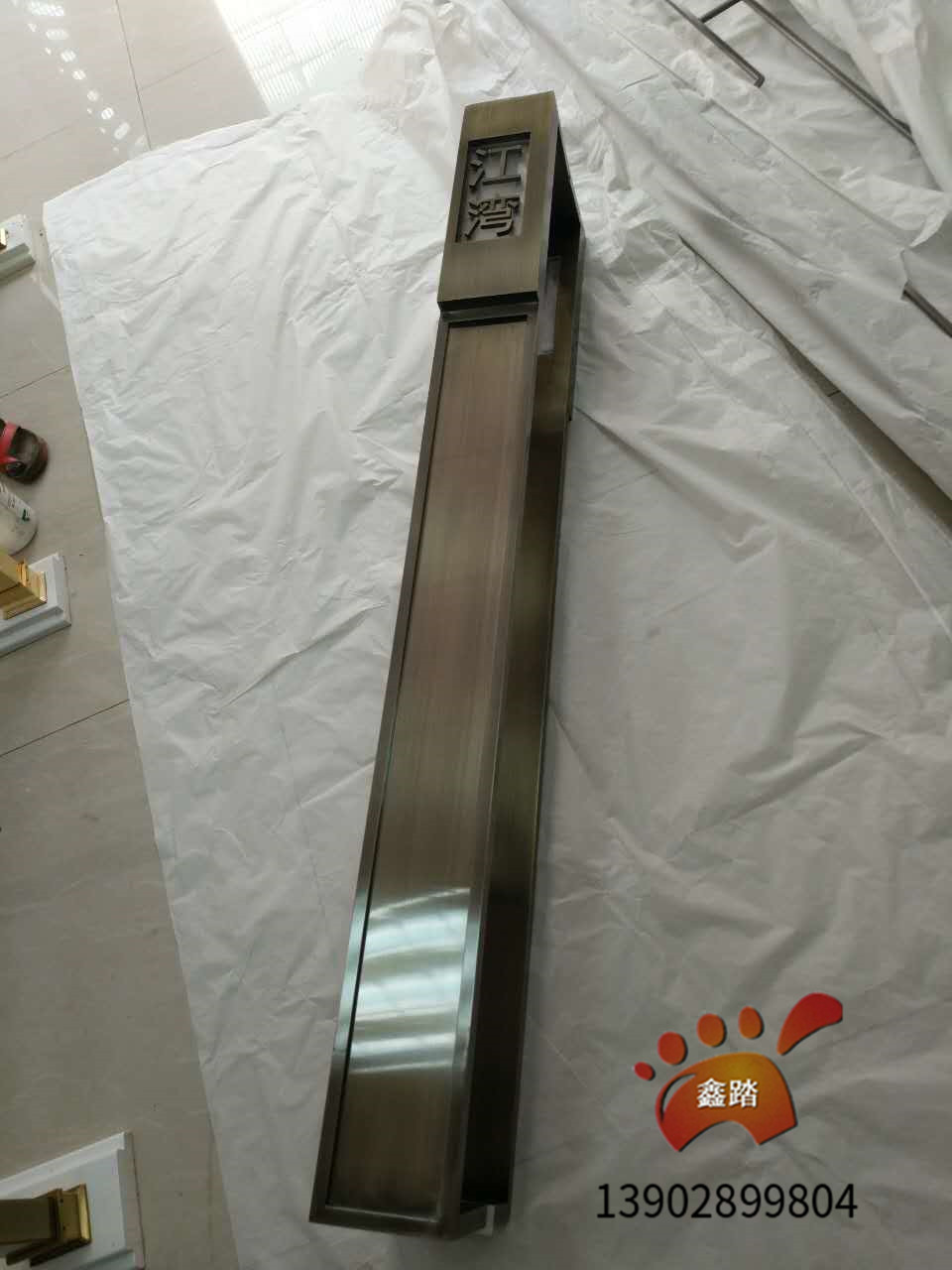 青古銅鋁板雕刻拉手圖片/青古銅鋁板雕刻拉手樣板圖 (2)