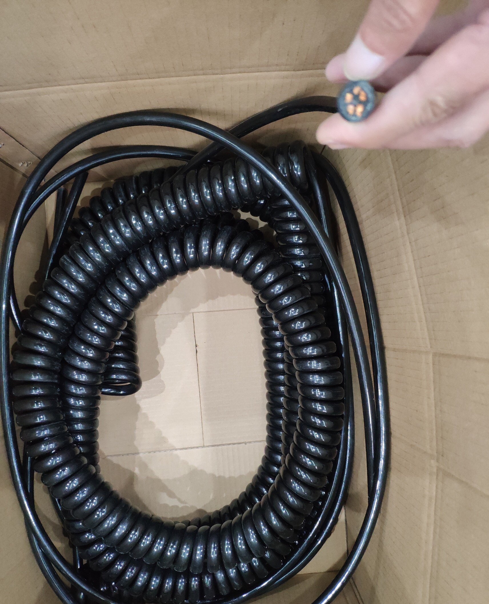 螺旋彈簧電纜線圖片/螺旋彈簧電纜線樣板圖 (2)