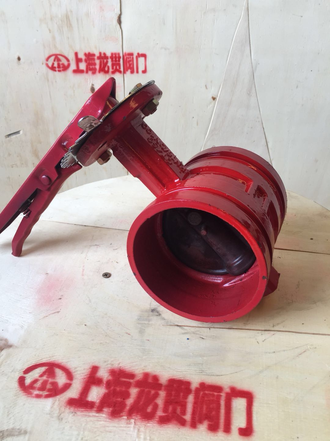 D81X 溝槽式連接手柄蝶閥圖片/D81X 溝槽式連接手柄蝶閥樣板圖 (2)