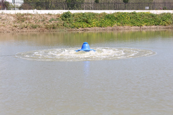 涌浪式增氧机三相单相鱼塘虾塘涌浪式推浪式增氧机 涌浪式增氧机