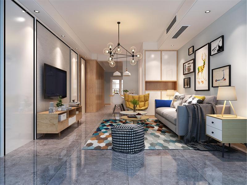 大發(fā)融悅?cè)邮已b修-北歐風(fēng)格-大發(fā)融悅裝修效果圖